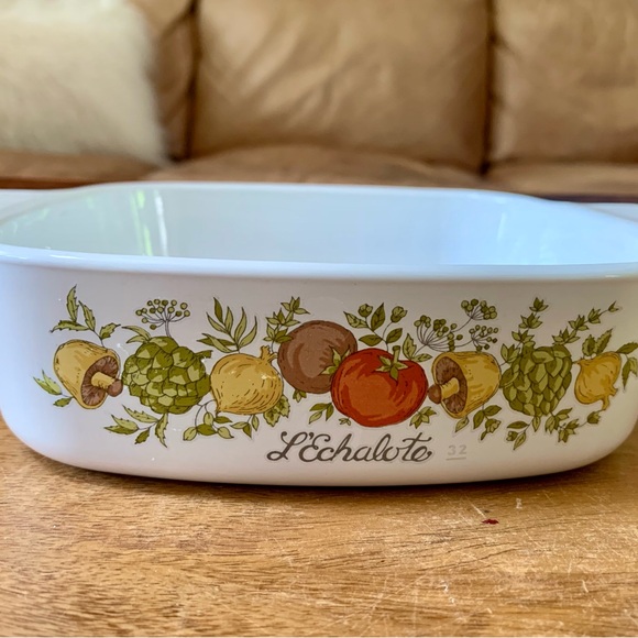 CORNING WARE Spice Of Life 1 L’Etchalote Quart Casserole Dish With Lid - Picture 2 of 9